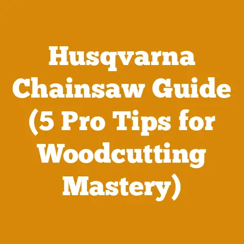 Husqvarna Chainsaw Guide (5 Pro Tips for Woodcutting Mastery)
