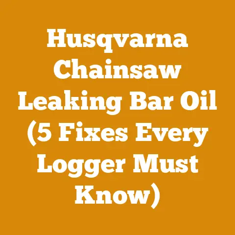 Husqvarna Chainsaw Leaking Bar Oil (5 Fixes Every Logger Must Know)