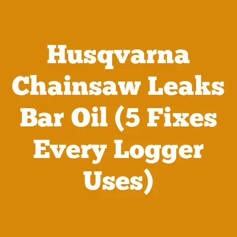 Husqvarna Chainsaw Leaks Bar Oil (5 Fixes Every Logger Uses)