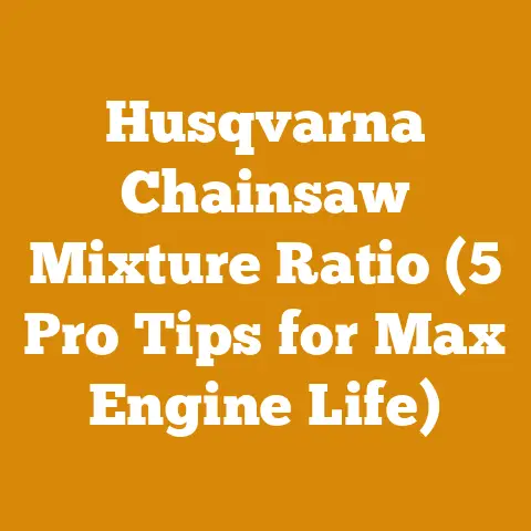 Husqvarna Chainsaw Mixture Ratio (5 Pro Tips for Max Engine Life)
