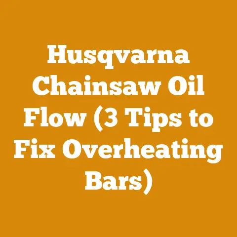 Husqvarna Chainsaw Oil Flow (3 Tips to Fix Overheating Bars)