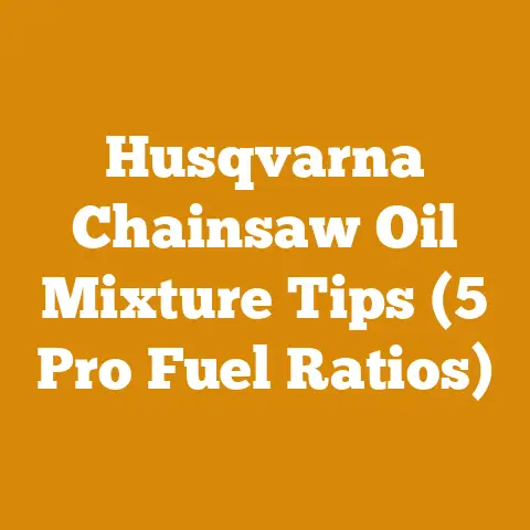 Husqvarna Chainsaw Oil Mixture Tips (5 Pro Fuel Ratios)