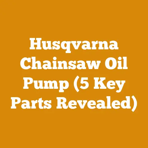 Husqvarna Chainsaw Oil Pump (5 Key Parts Revealed)
