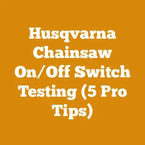 Husqvarna Chainsaw On/Off Switch Testing (5 Pro Tips)