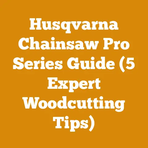 Husqvarna Chainsaw Pro Series Guide (5 Expert Woodcutting Tips)