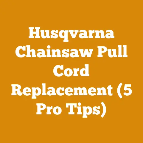 Husqvarna Chainsaw Pull Cord Replacement (5 Pro Tips)