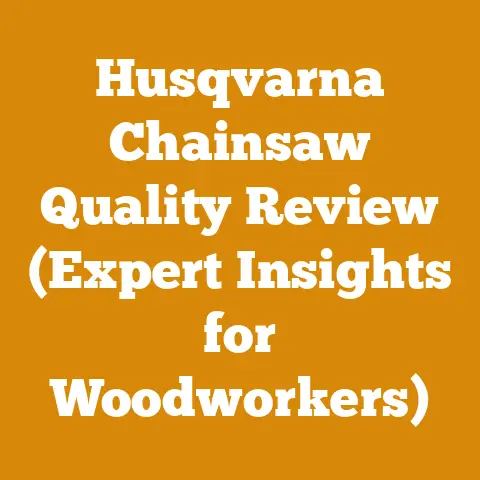 Husqvarna Chainsaw Quality Review (Expert Insights for Woodworkers)