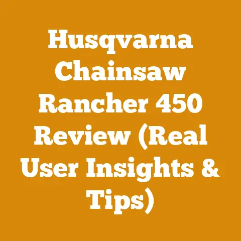 Husqvarna Chainsaw Rancher 450 Review (Real User Insights & Tips)