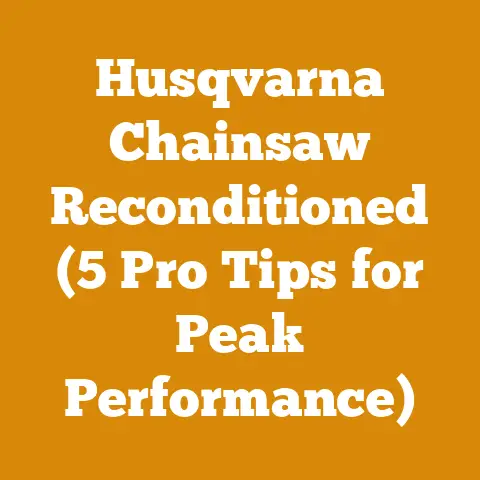 Husqvarna Chainsaw Reconditioned (5 Pro Tips for Peak Performance)