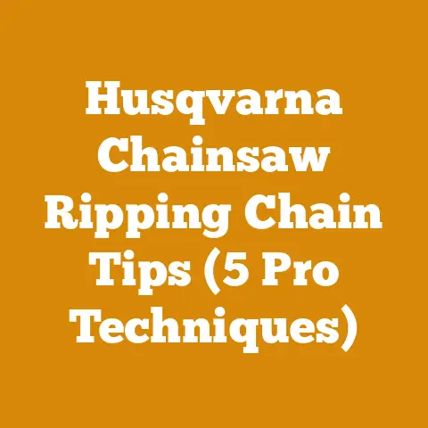 Husqvarna Chainsaw Ripping Chain Tips (5 Pro Techniques)