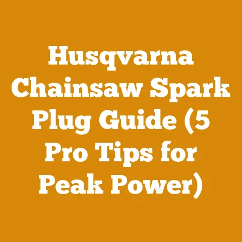 Husqvarna Chainsaw Spark Plug Guide (5 Pro Tips for Peak Power)