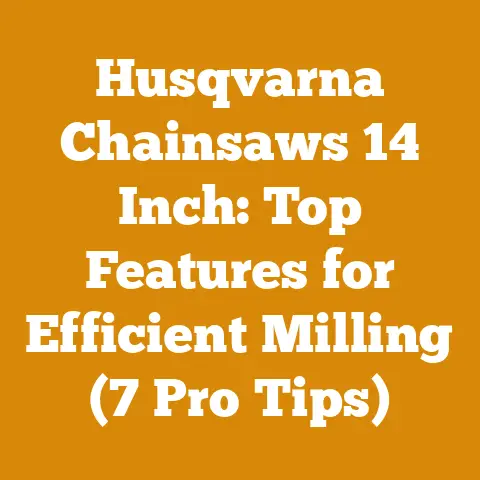 Husqvarna Chainsaws 14 Inch: Top Features for Efficient Milling (7 Pro Tips)