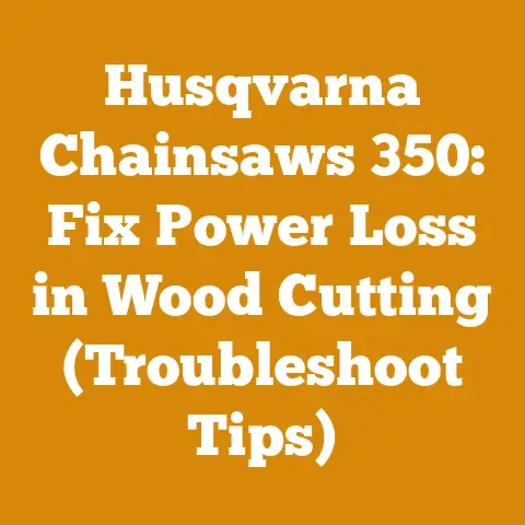 Husqvarna Chainsaws 350: Fix Power Loss in Wood Cutting (Troubleshoot Tips)
