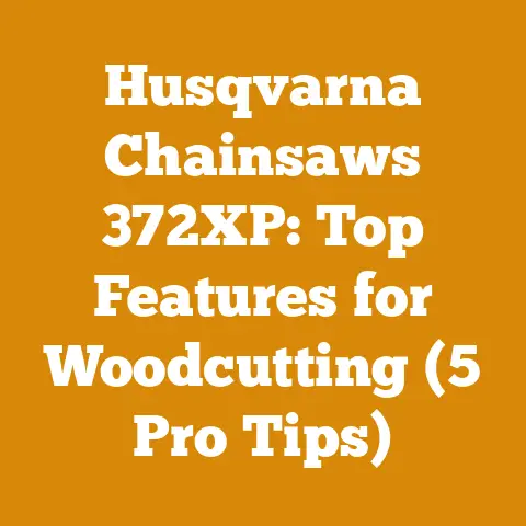 Husqvarna Chainsaws 372XP: Top Features for Woodcutting (5 Pro Tips)