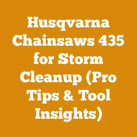 Husqvarna Chainsaws 435 for Storm Cleanup (Pro Tips & Tool Insights)