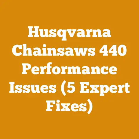 Husqvarna Chainsaws 440 Performance Issues (5 Expert Fixes)