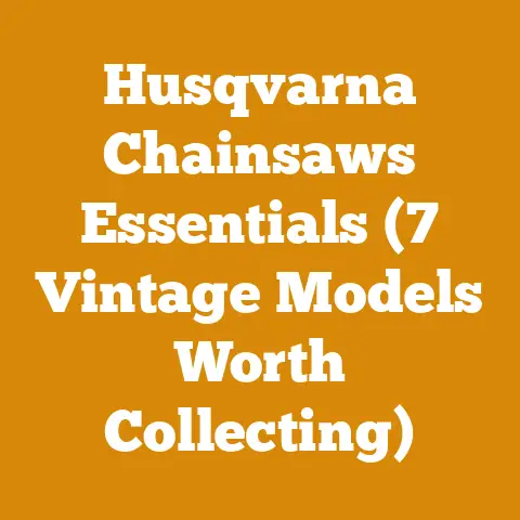 Husqvarna Chainsaws Essentials (7 Vintage Models Worth Collecting)