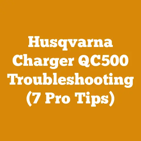 Husqvarna Charger QC500 Troubleshooting (7 Pro Tips)