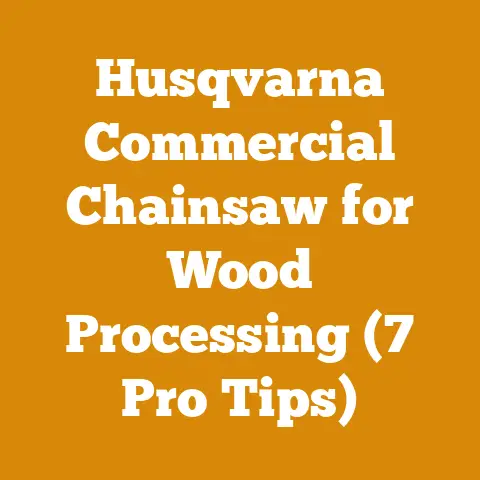 Husqvarna Commercial Chainsaw for Wood Processing (7 Pro Tips)