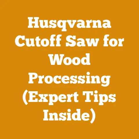 Husqvarna Cutoff Saw for Wood Processing (Expert Tips Inside)