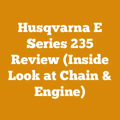 Husqvarna E Series 235 Review (Inside Look at Chain & Engine)