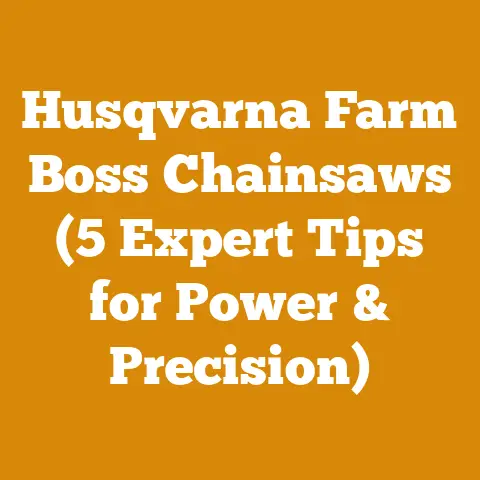 Husqvarna Farm Boss Chainsaws (5 Expert Tips for Power & Precision)