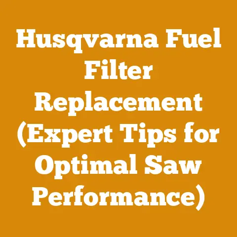 Husqvarna Fuel Filter Replacement (Expert Tips for Optimal Saw Performance)