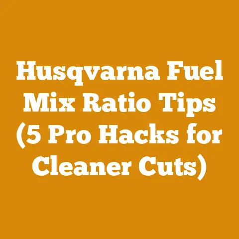 Husqvarna Fuel Mix Ratio Tips (5 Pro Hacks for Cleaner Cuts)
