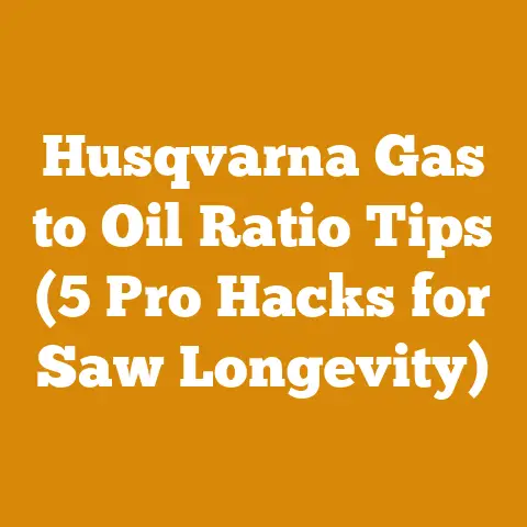 Husqvarna Gas to Oil Ratio Tips (5 Pro Hacks for Saw Longevity)