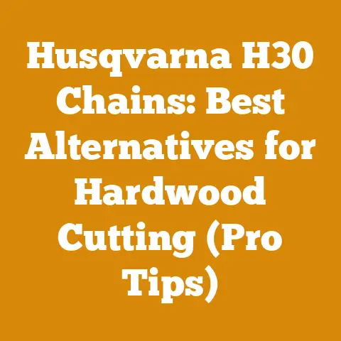 Husqvarna H30 Chains: Best Alternatives for Hardwood Cutting (Pro Tips)