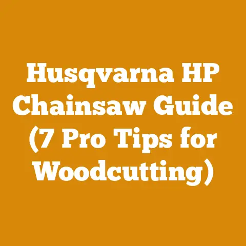 Husqvarna HP Chainsaw Guide (7 Pro Tips for Woodcutting)