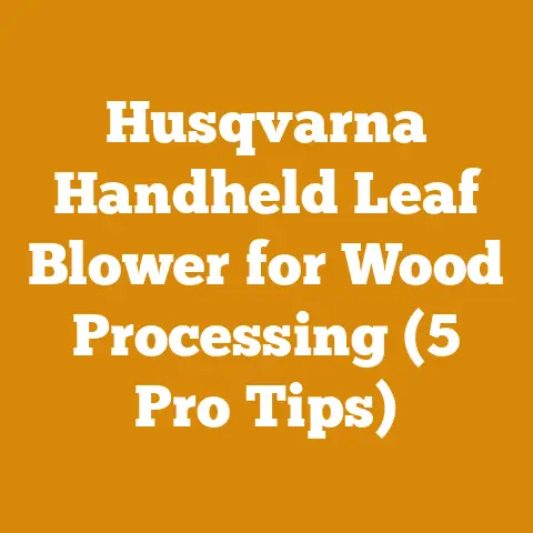 Husqvarna Handheld Leaf Blower for Wood Processing (5 Pro Tips)