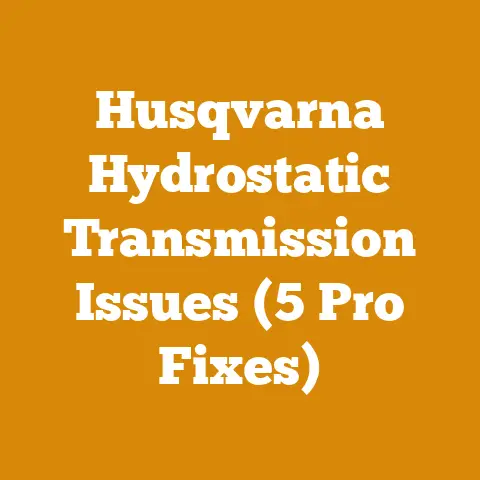 Husqvarna Hydrostatic Transmission Issues (5 Pro Fixes)