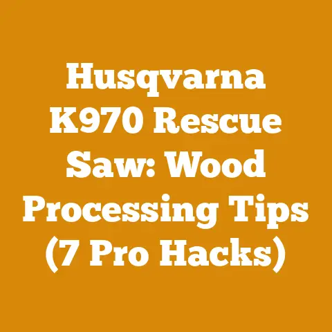Husqvarna K970 Rescue Saw: Wood Processing Tips (7 Pro Hacks)