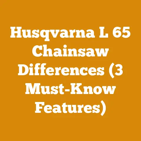 Husqvarna L 65 Chainsaw Differences (3 Must-Know Features)