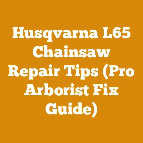 Husqvarna L65 Chainsaw Repair Tips (Pro Arborist Fix Guide)