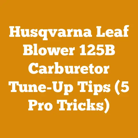 Husqvarna Leaf Blower 125B Carburetor Tune-Up Tips (5 Pro Tricks)