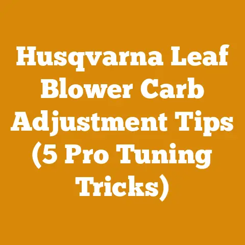 Husqvarna Leaf Blower Carb Adjustment Tips (5 Pro Tuning Tricks)
