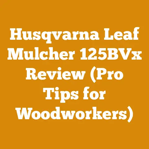 Husqvarna Leaf Mulcher 125BVx Review (Pro Tips for Woodworkers)