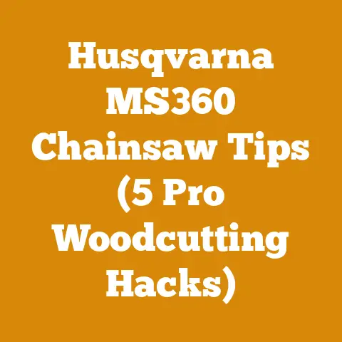 Husqvarna MS360 Chainsaw Tips (5 Pro Woodcutting Hacks)