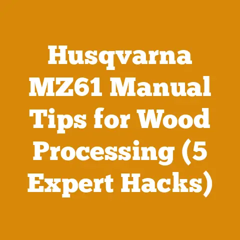 Husqvarna MZ61 Manual Tips for Wood Processing (5 Expert Hacks)