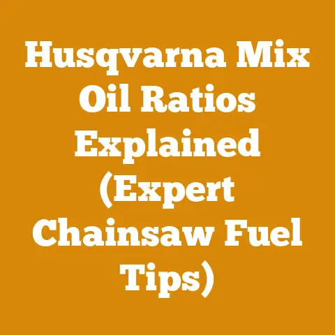 Husqvarna Mix Oil Ratios Explained (Expert Chainsaw Fuel Tips)