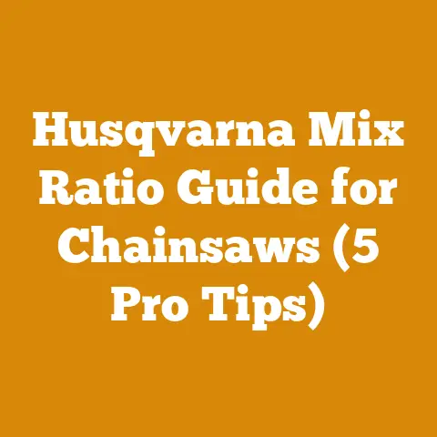 Husqvarna Mix Ratio Guide for Chainsaws (5 Pro Tips)