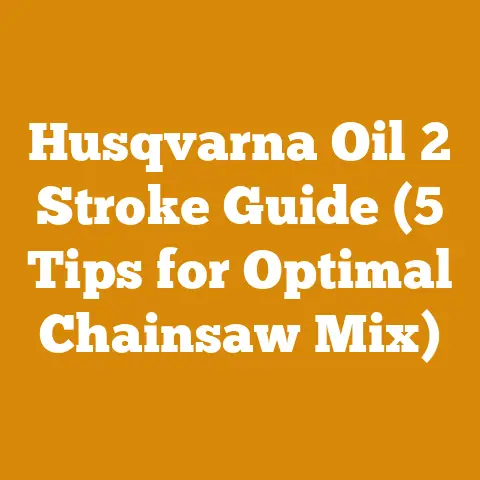 Husqvarna Oil 2 Stroke Guide (5 Tips for Optimal Chainsaw Mix)