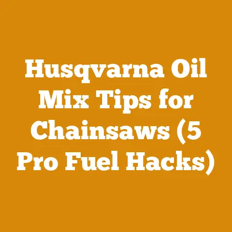 Husqvarna Oil Mix Tips for Chainsaws (5 Pro Fuel Hacks)