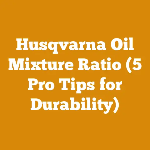 Husqvarna Oil Mixture Ratio (5 Pro Tips for Durability)