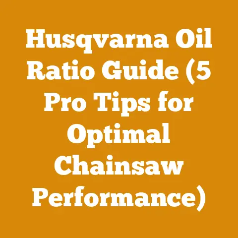 Husqvarna Oil Ratio Guide (5 Pro Tips for Optimal Chainsaw Performance)