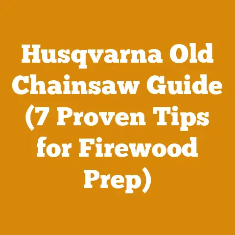 Husqvarna Old Chainsaw Guide (7 Proven Tips for Firewood Prep)