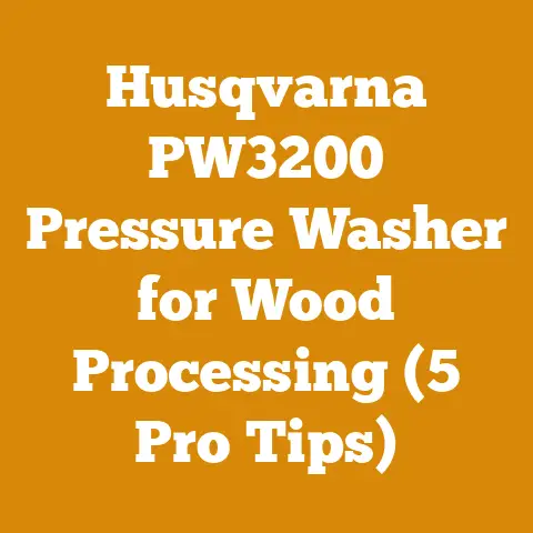 Husqvarna PW3200 Pressure Washer for Wood Processing (5 Pro Tips)