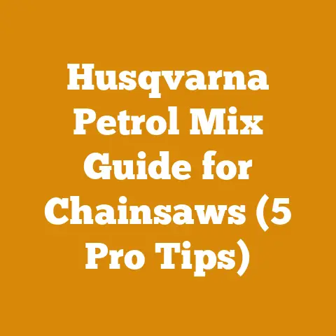 Husqvarna Petrol Mix Guide for Chainsaws (5 Pro Tips)
